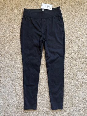 Halara High Waisted Stretch Denim Jeggings Pants Black Womens Size Medium M